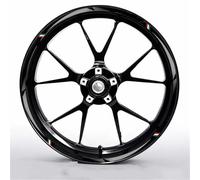 Pegatinas Llantas Moto para Panigale 848/899/959/1199/1299 para PanigaleV4 R V2 S Pegatina Reflectante Llanta Rueda Motocicleta Cinta A Rayas Impermeable(17 Inch 02)
