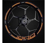 Pegatinas Llantas Moto Pegatinas para Llantas De Motocicleta para para Z1000 para Z 1000, Calcomanías Reflectantes Decorativas Nocturnas Ruedas Calcomanías Kit