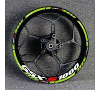 Pegatinas Llantas Moto Pegatinas para Llantas De Motocicleta para Suzuki GSXS1000 GSX-S1000 Gsx-S GSXS 1000 Resistentes Al Agua, Reflectantes Ruedas Calcomanías Kit