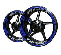 Pegatinas Llantas Moto Pegatinas para Llantas De Motocicleta para Y&amaha YZF R6, YZF-R6 Y YZFR6, Juego Completo De Pegatinas Reflectantes para Llantas. Adhesivos Llantas(Color 2)