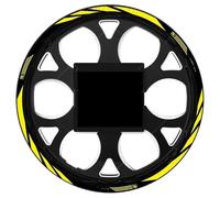 Pegatinas Llantas para Aprilia para Tuono RS660 RS4 125 GPR Rs150 RSV4 Mille Pegatina De Rueda Llanta Cinta Rayas Cubo(4)