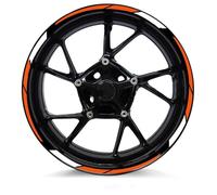 Pegatinas Llantas para V-Strom 250 SX para Vstrom1000 1050 XT DL 650 Pegatina Reflectante Rueda Motocicleta Accesorios Calcomanías Cubo Llanta Motocross(D Front 19 Rear 17)