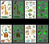 Pegatinas Luminosas Lindas De Animales De Dibujos Animados Personalizadas, Duraderas, Impermeables, Que Brillan En La Oscuridad