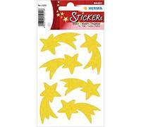 Pegatinas magic estrellas navidad fieltro amarillo