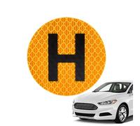 Pegatinas magnéticas para coche, Historial del Vehículo con H | Pegatinas para Parabrisas Casa Panel Refrigerador Moto Puerta Viaje Empresa