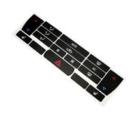 Pegatinas marcado Compatible Con Saab Para 9-3 2003-2007 Pegatina Para Reparar Botón Control Aire Acondicionado Calcomanías Climatizador Interior Aire Acondicionado Repuestos