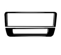 Pegatinas marco Para Mercedes Para Benz Para CLA 2014 2015 2016 2017 2018 Consola De Coche CD Panel Marco Decoración Pegatina cubierta decorativa(Style A Black)