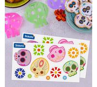 Pegatinas máscaras Día de los Muertos