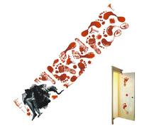 Pegatinas Murales Huellas Sangrientas Pegatina Adhesiva PVC Horror