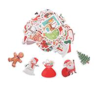 Pegatinas Navideñas Adhesivas para Maletas, Fácil Pegado