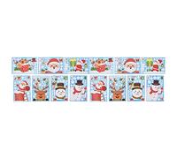Pegatinas Navideñas, Hermosas Pegatinas Navideñas, Adhesivos Navideños para Ventanas, Atractivas Calcomanías para Ventanas, Respetuosas con el Medio Ambiente, Ampliamente