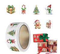 Pegatinas Navideñas para Tarjetas Rollo de Calcomanías Adhesivas para | Adhesivos para Sobres Navideños Para Adultos Niños Estudiantes Vacaciones Invernales Sobres Invitacio