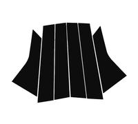 Pegatinas Negras para el Pilar B del Hyundai Genesis GV70 2022-2024, Cubiertas para el embellecedor del Pilar de la Ventana, Protector de Marco de Puerta con Adhesivo 3M para protección Exterior.