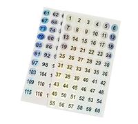 Pegatinas numéricas del 1 al 300, 20 hojas impermeables autoadhesivas, etiquetas numéricas láser, pegatinas numéricas impermeables a puntos, pegatinas decorativas para marcar la fecha, diseño de
