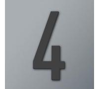 Pegatinas Números Casa Autoadhesivas 2/3/4 Pulgadas, Número Puerta Moderno Acrílico, Cartel Dirección En Dorado/Negro, Para Habitación Hotel, Decoración Pared, Apartamento, Oficina(Black 4,3In)