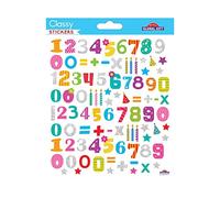 Pegatinas - Números y Cálculos - Cumpleaños - Glitter!