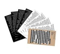 Pegatinas para álbumes de recortes, pegatinas de pequeñas conversaciones, cita adhesiva para diario, planificadores de diarios, 9 unidades, para diario