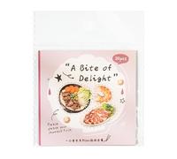 Pegatinas para alimentos, etiquetas de scrapbooking divertidas y lindas, etiquetas de pegatinas de alimentos, para cuadernos, bricolaje, aula, adultos, escuela, diario,