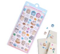 Pegatinas para | Calcomanías Adhesivas Animales Dibujos Animales Dibujos Animales Reutilizables Miniaturas para Niñas Adolescentes Diario Monopatín Cuaderno Aula Baggage Regalo