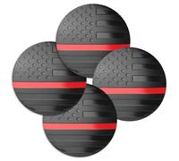 - Pegatinas para centro de la rueda, 4 unidades, aleación de aluminio, mejora la seguridad de conducción con pegatinas para SUV, camiones y mini