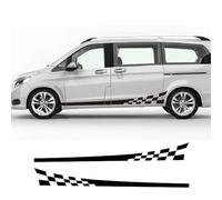 Pegatinas para Coche, para Benz Vito V Class Viano W638 W639 W447 Marco, para Polo EQV Camper Van, calcomanías de Vinilo, Accesorios de Tuning para faldones Laterales de Coche, calcomanías de Rayas