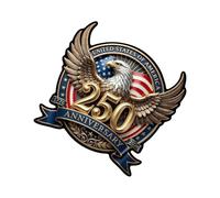 Pegatinas Para Coche - Pegatinas de Patrón de Águila Americana | Pegatina de Águila Calva Patriótica | Para Remolque, Camioneta, Camión, Vehículo, Yate, ATV, Motos