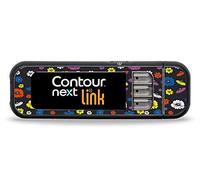 Pegatinas para Contour Next con diseño de flores, color negro