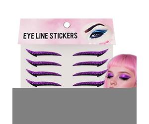 Pegatinas para delineador de ojos para mujeres | Cinta adhesiva para sombra de ojos | Adhesivo de larga duración para salidas de baile de viaje escena madres