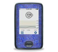 Pegatinas para Dexcom G6 receptor y receptor de color azul