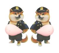 Pegatinas para el vientre de perro, pegatinas 3D comprimibles, accesorios divertidos para aliviar el estrés | Estética Animal portátil para útiles escolares, regalos de , aulas, recompensas