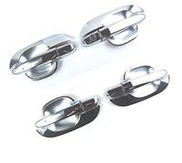 Pegatinas Para Embellecedor De Coche, Accesorios Estilo Para Kia Para Sportage 2005-2013, Cubierta Manija Puerta Cromada Fibra Carbono Decoración exterior(6)