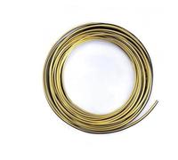 Pegatinas para Embellecedores Interiores De 5M para VW para Golf 5 6 7 para Polo para Jetta para Beetle para Tiguan para Atlas para GTI Tiras Decorativas Aire Acondicionado Coche(Gold)