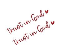 Pegatinas para espejos retrovisores, pegatinas para espejos retrovisores | Confía en Dios pegatinas para el coche, 2 unidades, accesorios para espejos retrovisores para familia, amigos, hombres