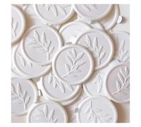 Pegatinas para invitaciones de boda, Pegatinas autoadhesivas con sello de cera, varios tamaños multicolores(Silver,100 pieces)