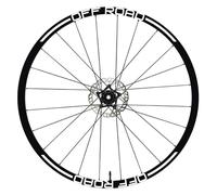 Pegatinas para llantas de bicicleta MTB de 26 pulgadas - 27,5 pulgadas - 28 - 29 pulgadas - Rueda de bicicleta MTB Bike Stickers Mountain Bike Off Road Cód. B0145 (26 pulgadas, blanco mate)