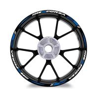 Pegatinas para Llantas De Motocicleta De 14″ 15″ para Scooter para para Forza 125 250 300 350 750 MF13 Pegatinas Reflectantes para Llantas. Paquete Completo de Pegatinas para Llantas(Color 3)