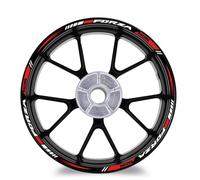 Pegatinas para Llantas De Motocicleta De 14″ 15″ para Scooter para para Forza 125 250 300 350 750 MF13 Pegatinas Reflectantes para Llantas. Paquete Completo de Pegatinas para Llantas(Color 1)