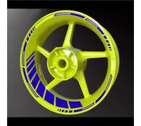 Pegatinas para Llantas De Motocicleta para CRF450R CRF300L CRF250R CRF400RX CRF125 CRF150 Pegatinas Reflectantes Rueda Motocicleta Pegatina Cubo Raya Llanta(21/18 Inchs 8)