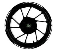 Pegatinas para Llantas De Motocicleta para GIXXERSF GIXXER SF Motocicleta 17 Pulgadas Pegatinas Rueda Delantera Trasera Carenado Llanta Reflectante Calcomanías Decoración(001)