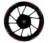 Pegatinas para Llantas De Motocicleta para GSX-R600 GSXR600 Accesorios Motocicleta Pegatinas Rueda Delantera Trasera 17 Pulgadas Llanta Reflectante Decorativa(012)