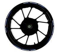 Pegatinas para Llantas De Motocicleta para Hayabusa R1300 R 1300 Motocicleta 17 Pulgadas Pegatinas Cubo Rueda Delantera Trasera Carenado Llanta Calcomanías Reflectantes(004)