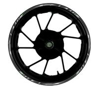 Pegatinas para Llantas De Motocicleta para Kawasaki ZX-7R ZX7R Calcomanías Rueda Delantera Trasera 17 Pulgadas Motocicleta Pegatina Reflectante Impermeable Modificada Llanta(007)