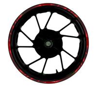 Pegatinas para Llantas De Motocicleta para Kawasaki ZX-7R ZX7R Calcomanías Rueda Delantera Trasera 17 Pulgadas Motocicleta Pegatina Reflectante Impermeable Modificada Llanta(008)