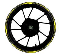 Pegatinas para Llantas De Motocicleta para Kawasaki ZX-7R ZX7R Calcomanías Rueda Delantera Trasera 17 Pulgadas Motocicleta Pegatina Reflectante Impermeable Modificada Llanta(003)