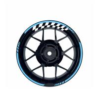 Pegatinas para Llantas De Motocicleta para Suzuki GSX-8R GSX8R 8R Selección Multicolor Calcomanías para Ruedas Pegatinas para Llantas Cinta Conjunto Gráfico Rayas(004)