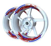 Pegatinas para Llantas De Motocicleta para Suzuki GSXR1000 GSXR 1000, Juego Completo De Pegatinas Reflectantes para Buje De Rueda. Paquete Completo de Pegatinas para Llantas(Color 21)