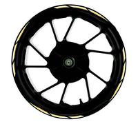 Pegatinas para Llantas De Motocicleta para Yamaha para TRACER900 Accesorios Motocicleta Pegatinas Rueda Delantera Trasera 17 Pulgadas Calcomanías Reflectantes Llanta Carenado(009)