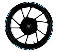 Pegatinas para Llantas De Motocicleta para Yamaha para TRACER900 Accesorios Motocicleta Pegatinas Rueda Delantera Trasera 17 Pulgadas Calcomanías Reflectantes Llanta Carenado(003)