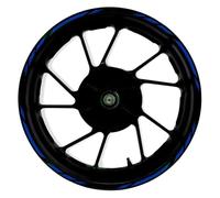 Pegatinas para Llantas De Motocicleta para Yamaha YZF R1 R 1 Pegatinas Accesorios Motocicleta Decoración Llanta Reflectante Rueda Delantera Trasera 17 Pulgadas(004)