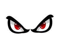 Pegatinas para los ojos | Pegatinas reflectantes 3D | Pegatinas impermeables para coche Peeking Car Decal | Diseño de ojos Motocicletas Stickrerr | Pegatinas de tiburón para ventana parachoques